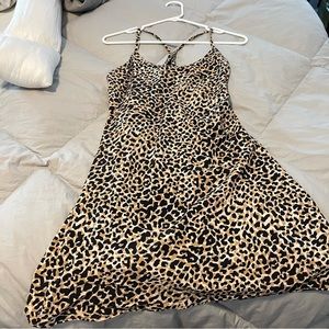 OUTDOOR VOICES exercise dress in leopard - size small